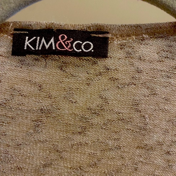 Light cardigan in beige in Large size - Picture 3 of 5